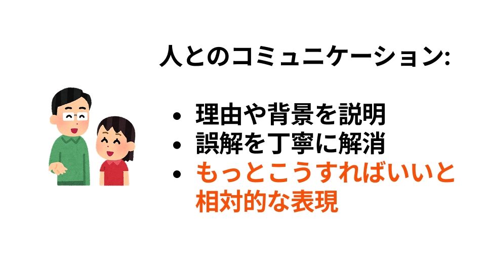 人とのコミュニケーション